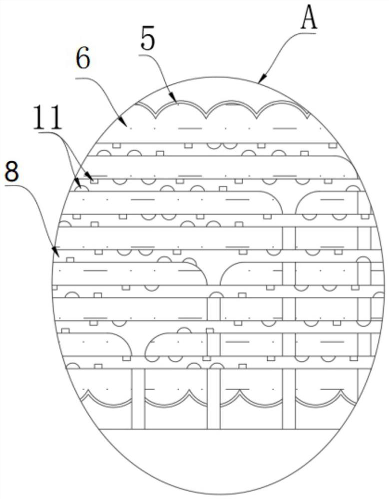 Temporary hull stabilization device for water conservancy river ship lock chamber