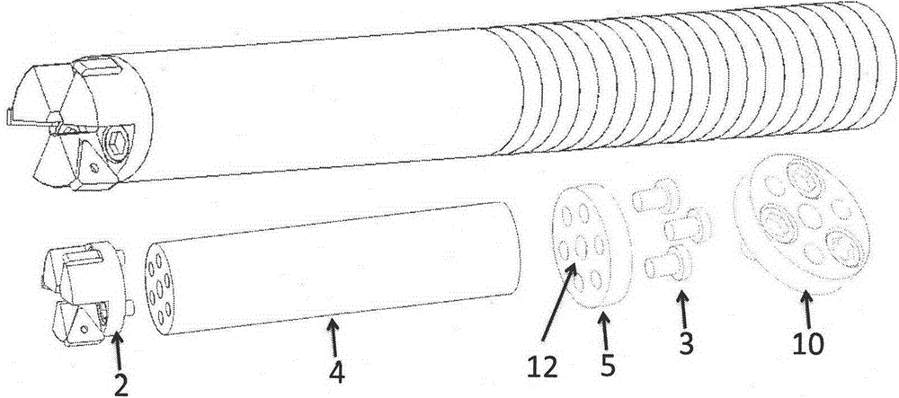 Numerical control tool system for providing vibration reduction by utilizing microcosmic friction and mass distribution