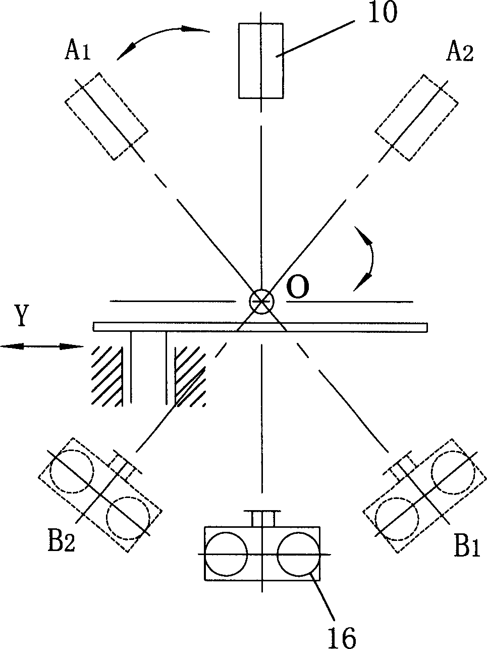 X-ray puncture positioning device and method for microtrauma operation