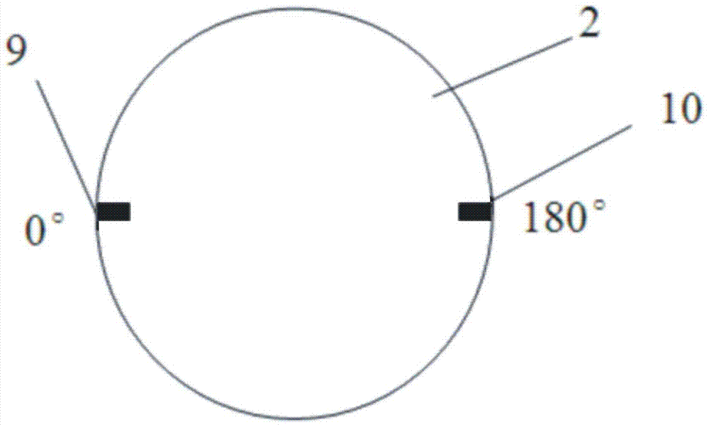 Measuring device and method for dynamic rotary error of main shaft of complete rotary equipment