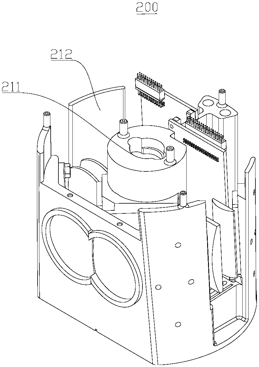 Lidar optical structure and lidar device