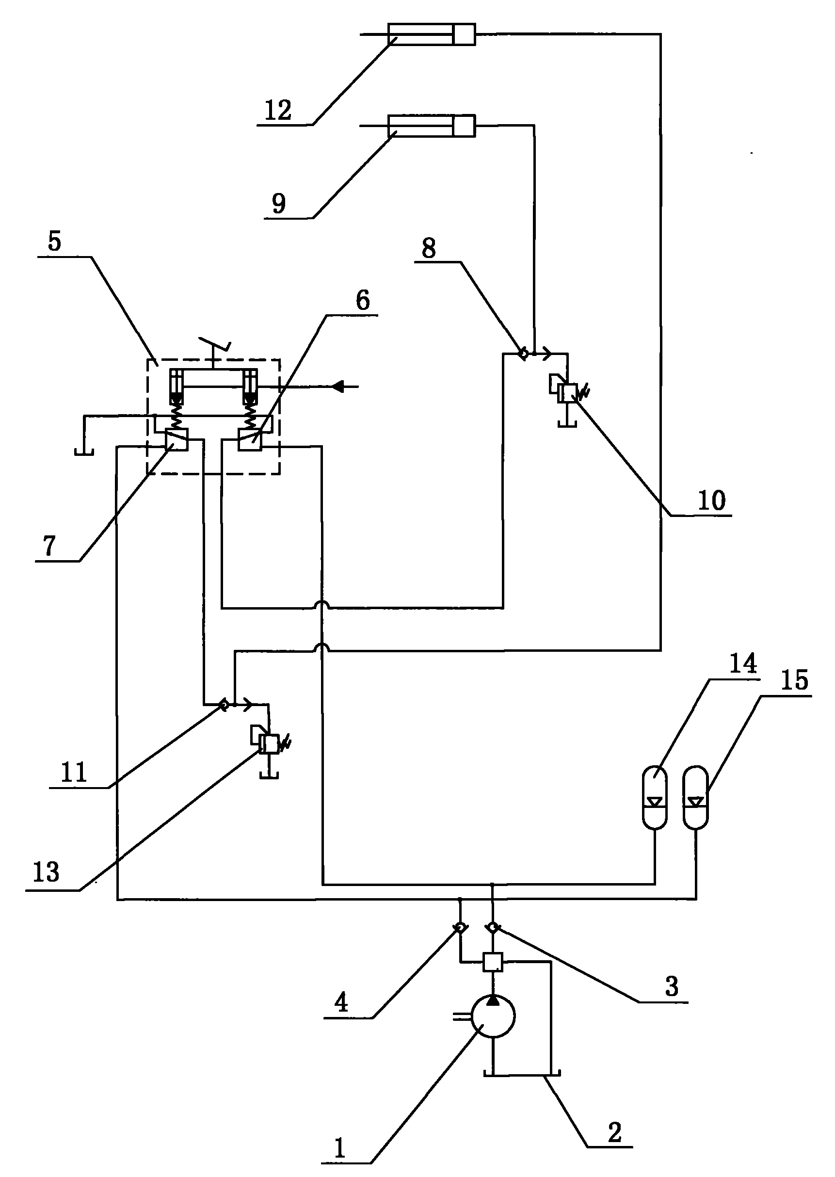 Control device for hydraulic brake of mining dumper