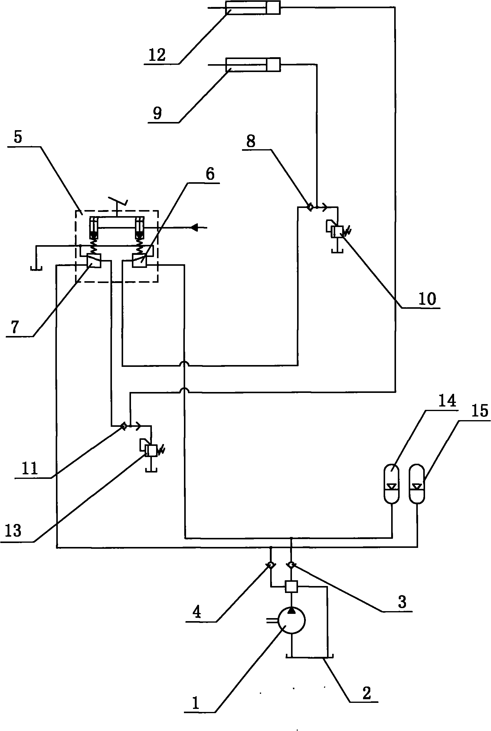 Control device for hydraulic brake of mining dumper