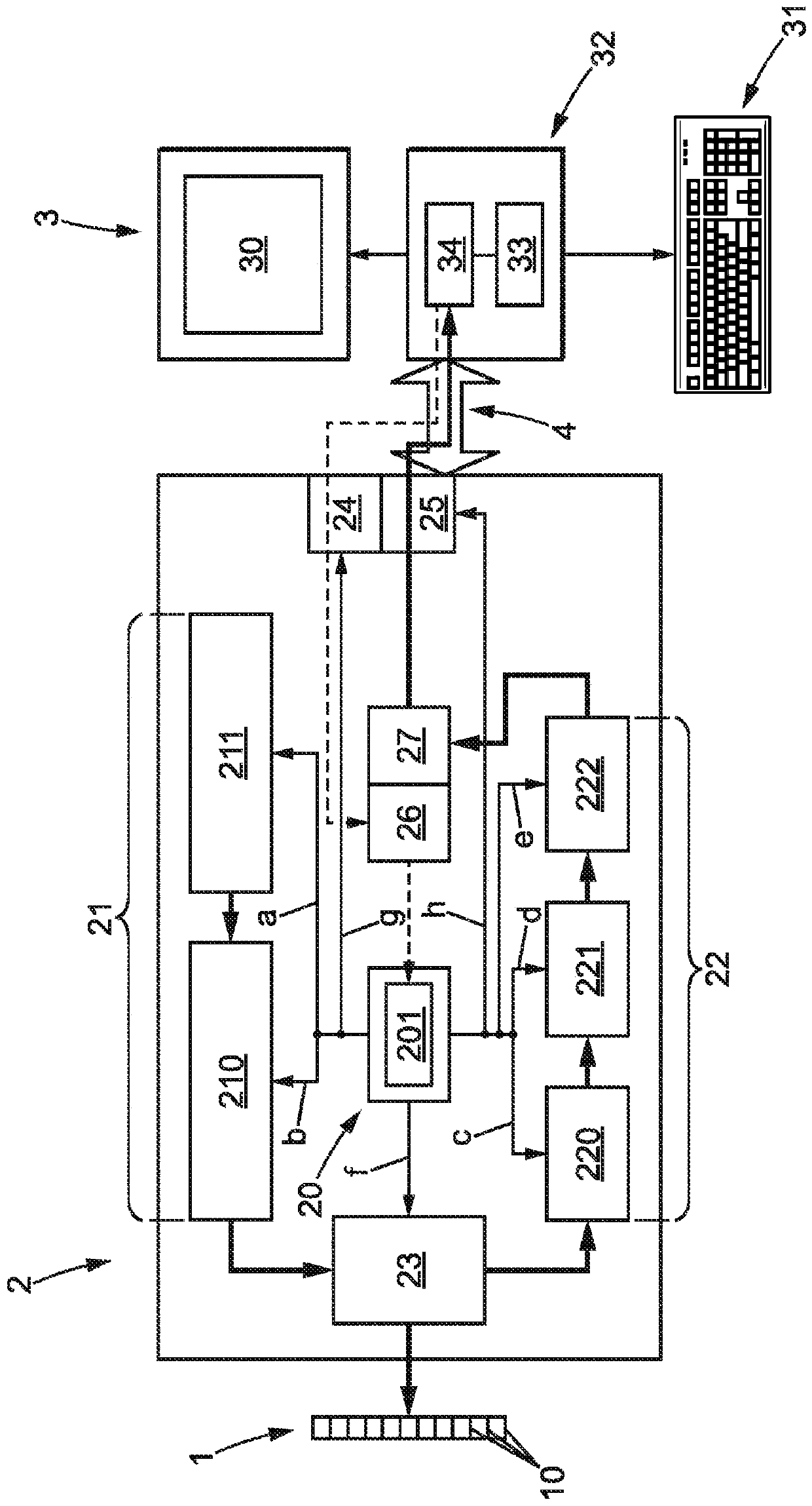 Operatively adaptive ultrasound imaging system