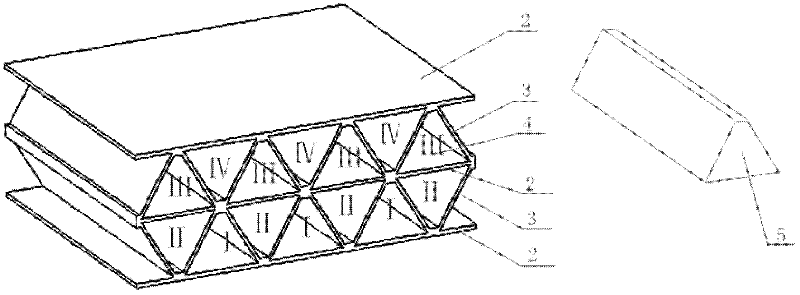 Method for preparing multilayered lattice metal and foamed aluminium composite material