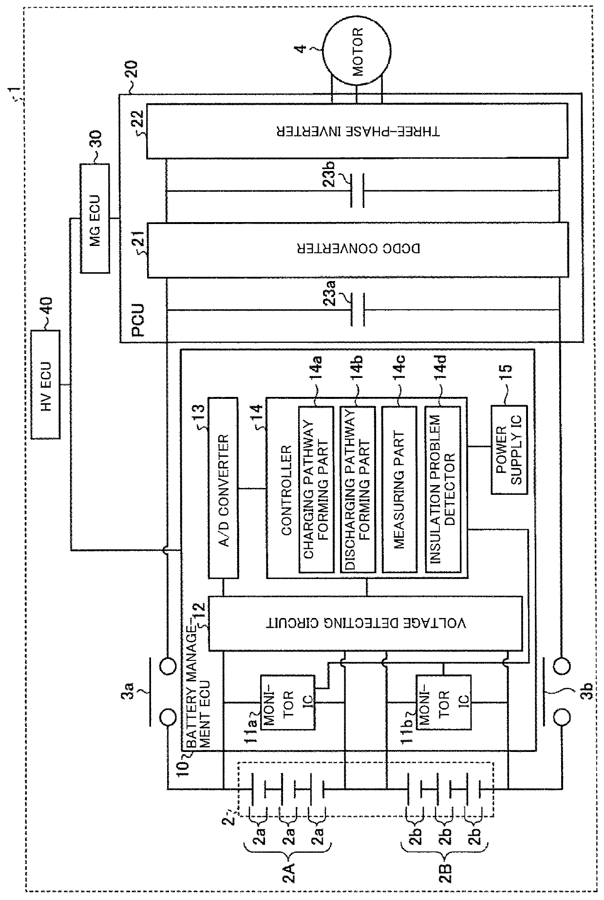 Insulation problem detection apparatus