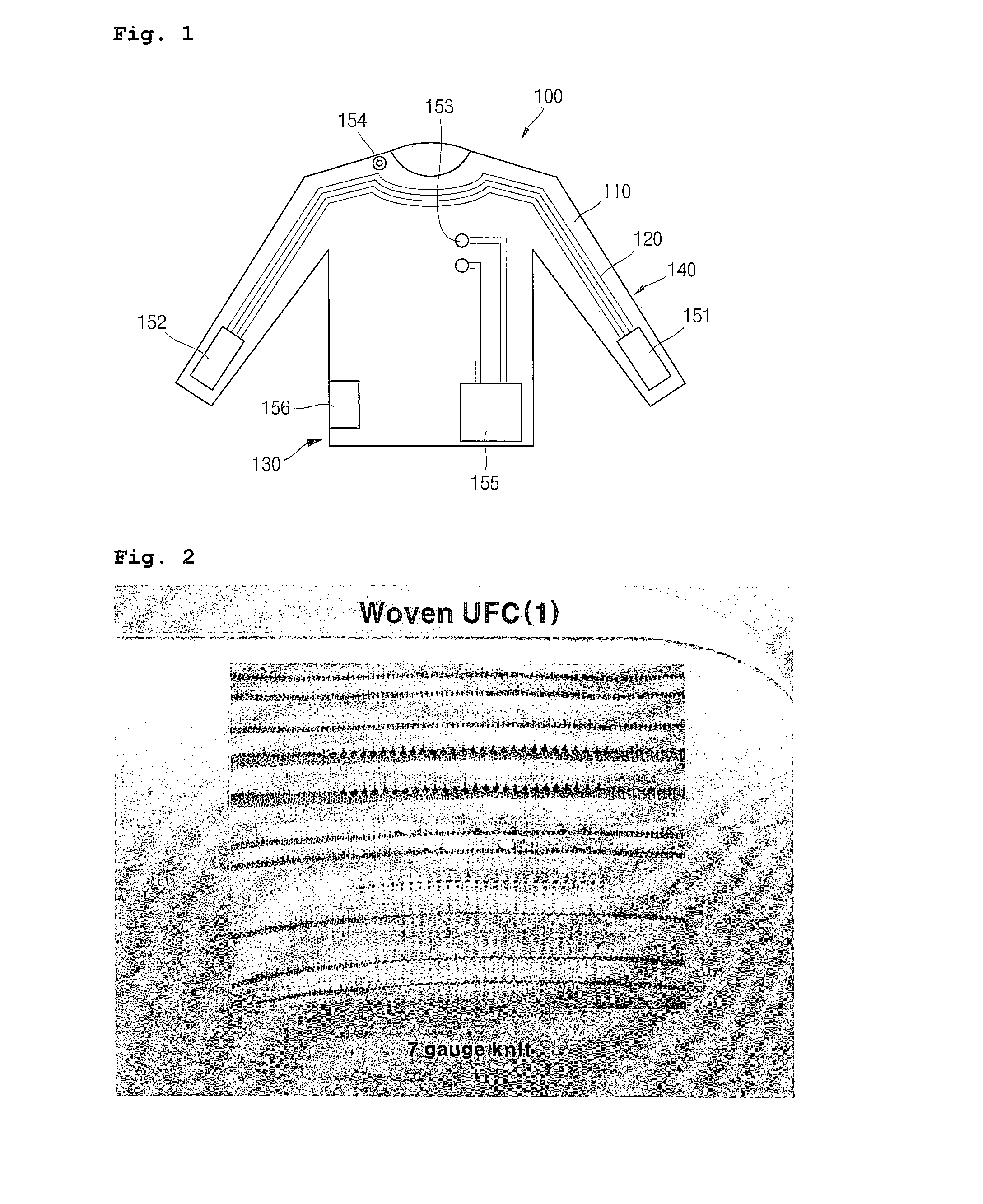 Digital garment using knitting technology and fabricating method thereof