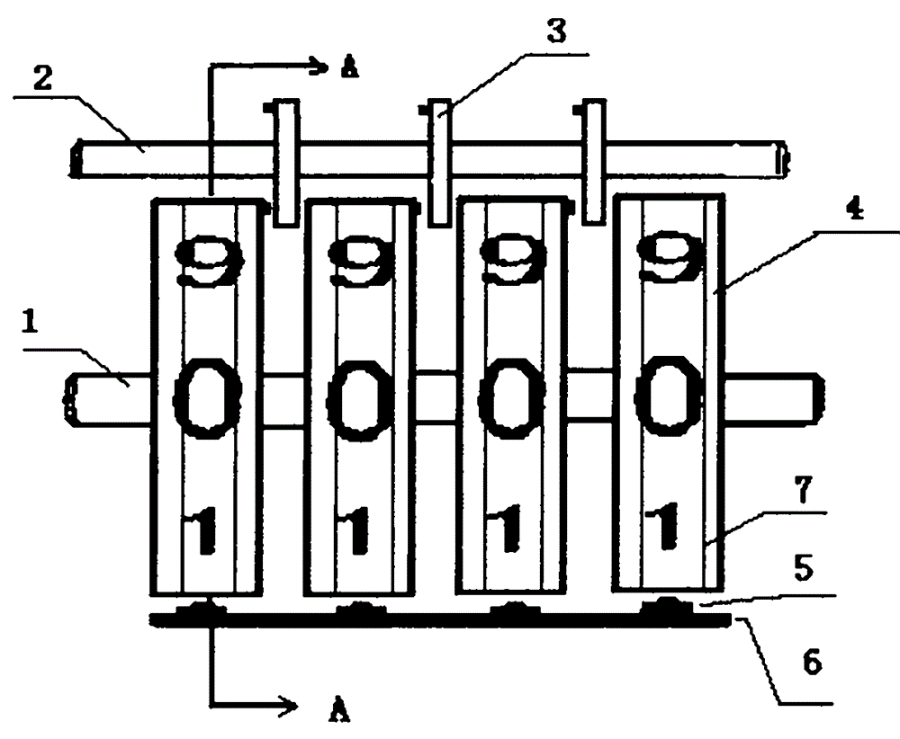 Electromagnetic induction linear reading device for mechanical counter