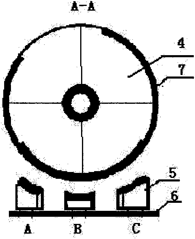 Electromagnetic induction linear reading device for mechanical counter