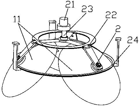 Planet-like coating jig capable of rotating and revoluting and use method of planet-like coating jig