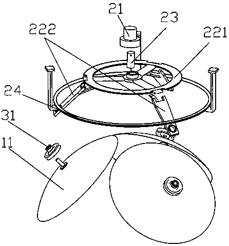 Planet-like coating jig capable of rotating and revoluting and use method of planet-like coating jig