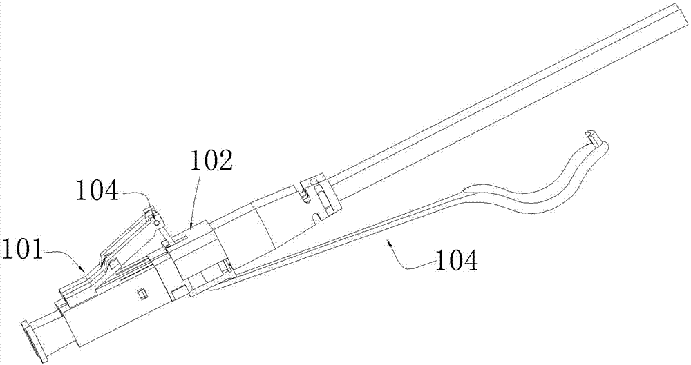 A pull-off duplex dlc plug