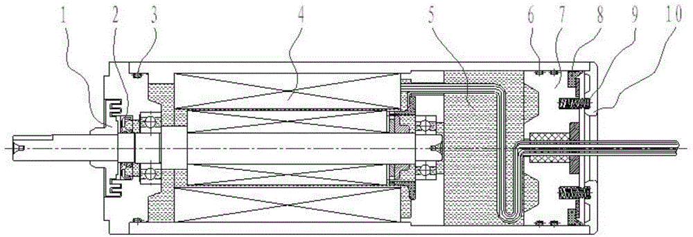 Deep-sea micro-motor adopting micro-clearance rotary motive sealing and having pressure-balanced inner and outer chambers