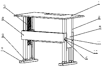 Tabletop regulating device