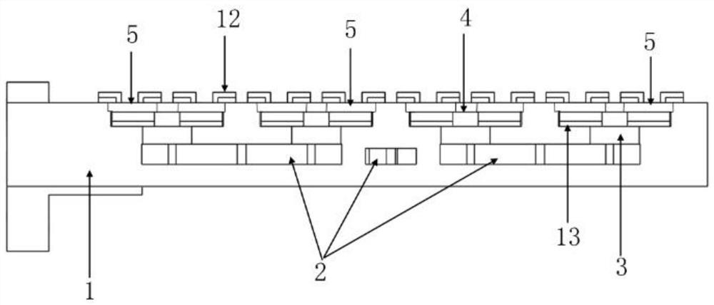 An air-filled metal planar array antenna