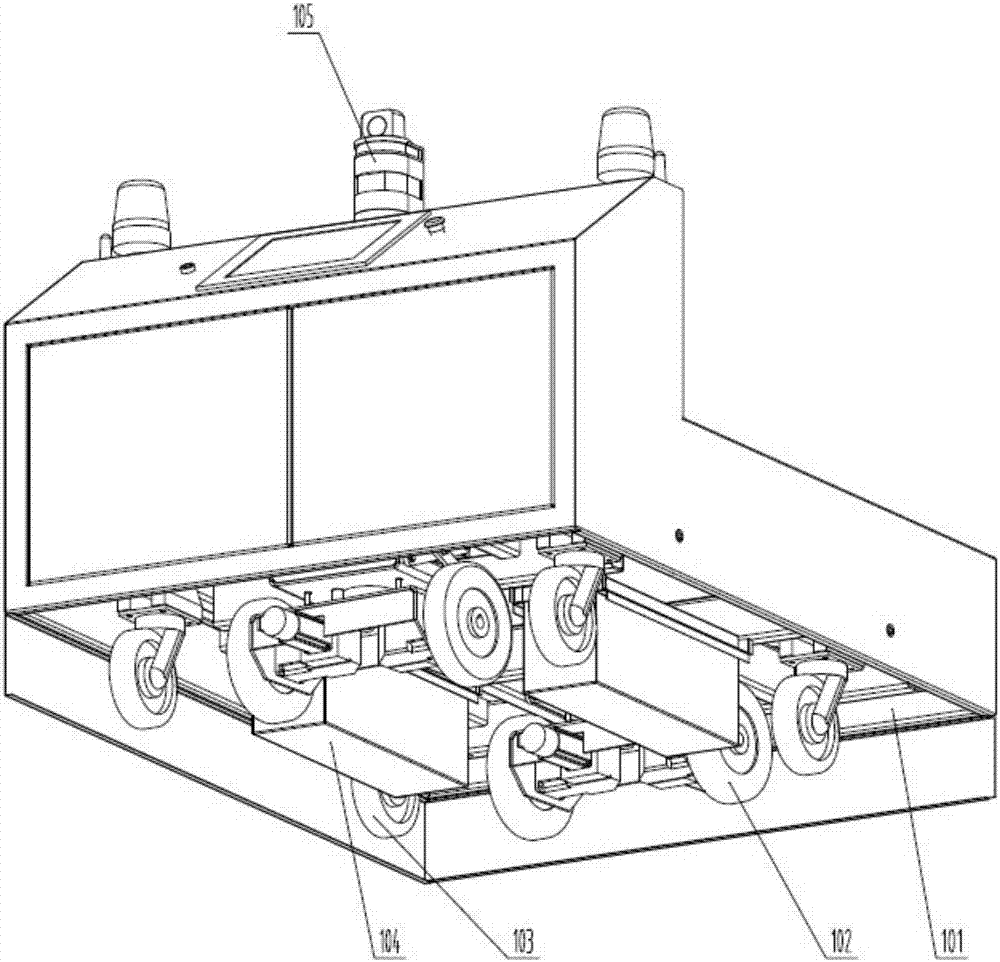 Trans-dimension six-freedom-degree automatic butt joint system