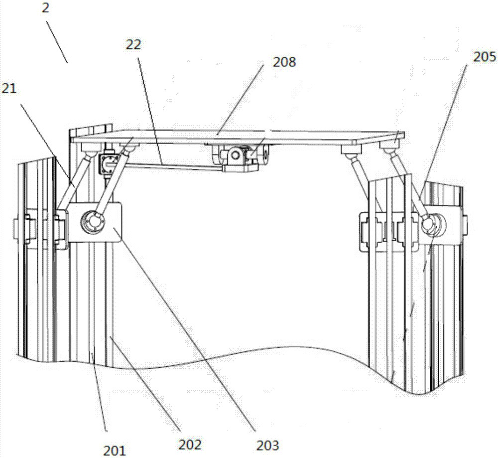 Trans-dimension six-freedom-degree automatic butt joint system