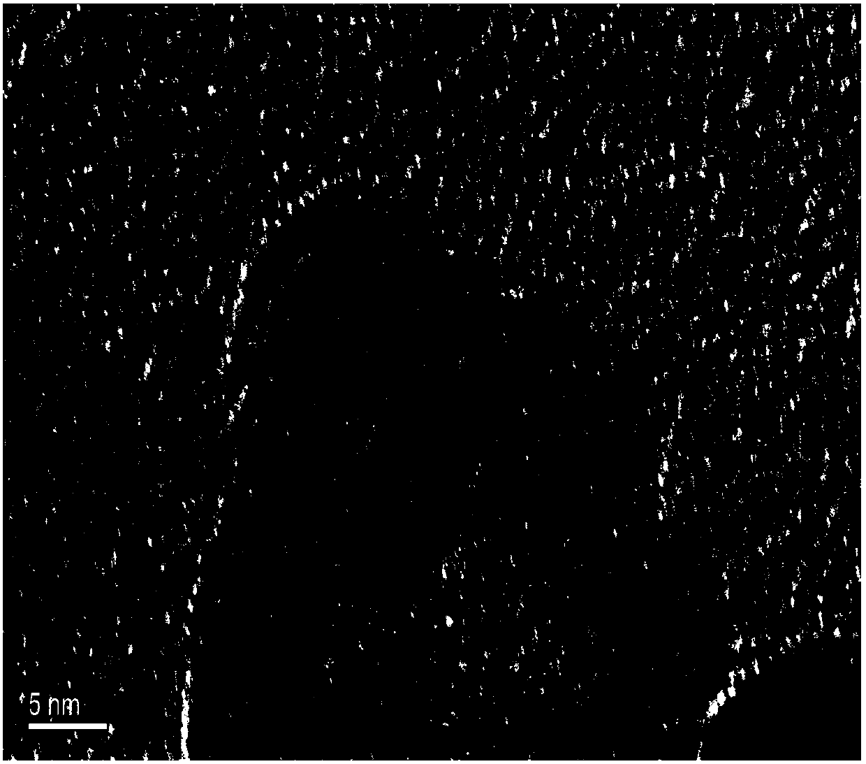 Composite nanoparticle with calcium fluoride coated with aluminum oxide and preparation method thereof