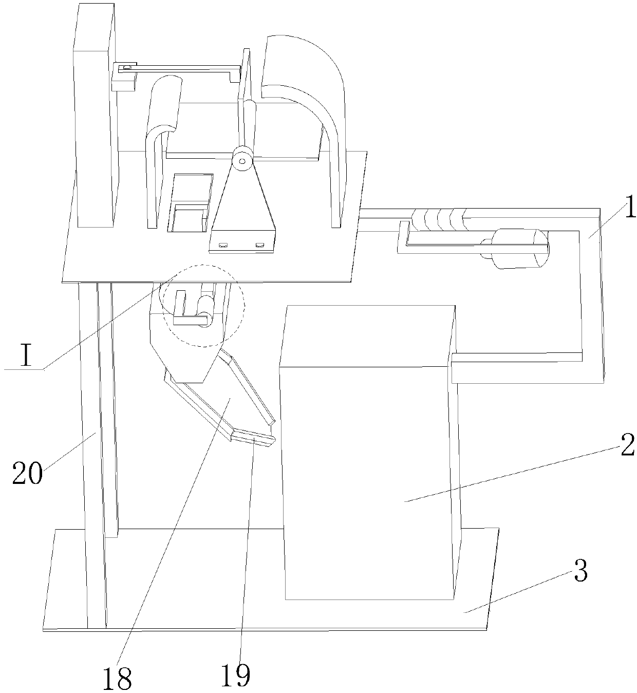 Dual-layer metering weighing device for steam-water boiler