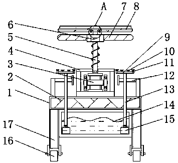 Rapid scrubbing device for cleaning doors and windows