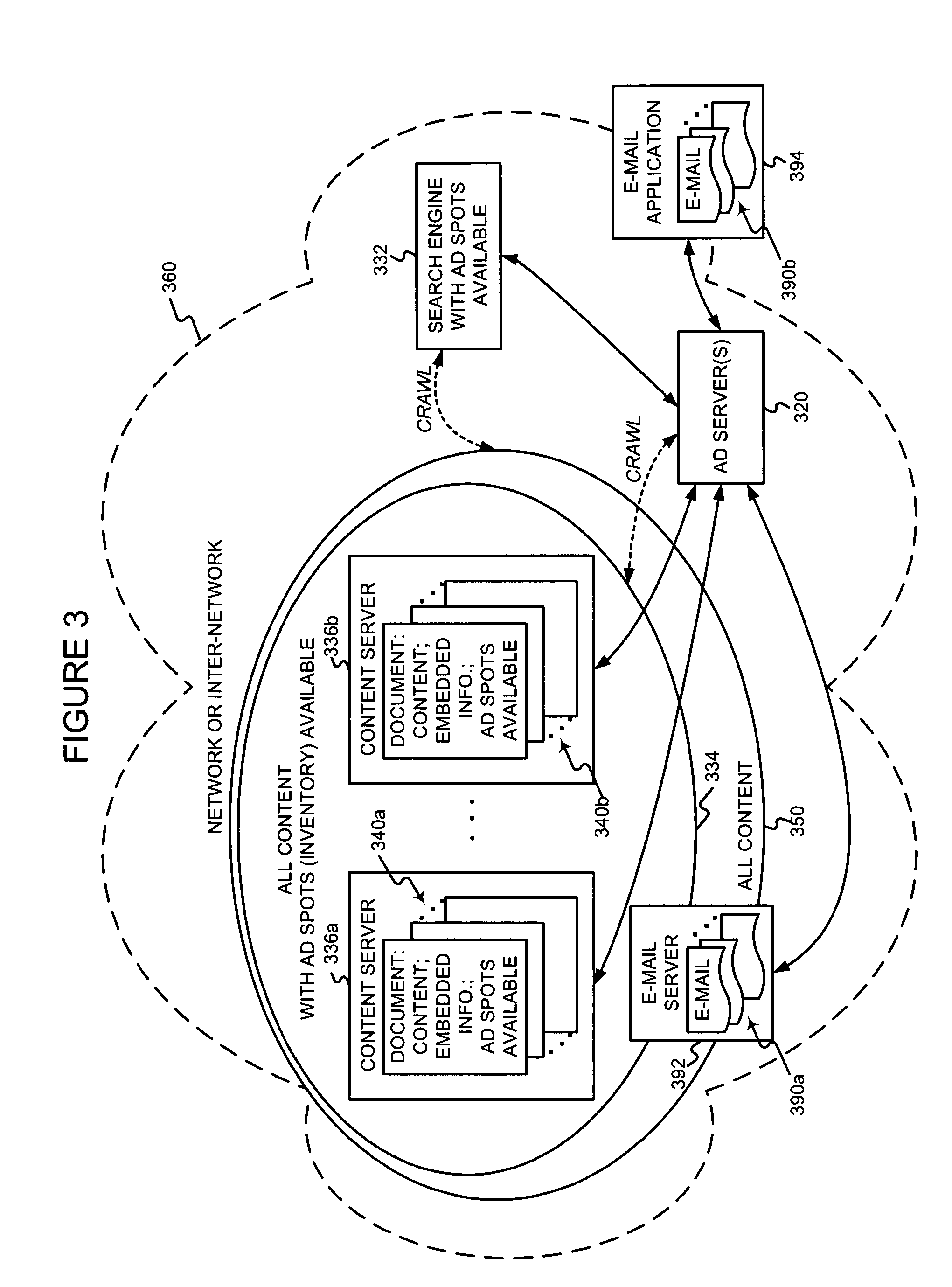 Serving advertisements using a search of advertiser Web information