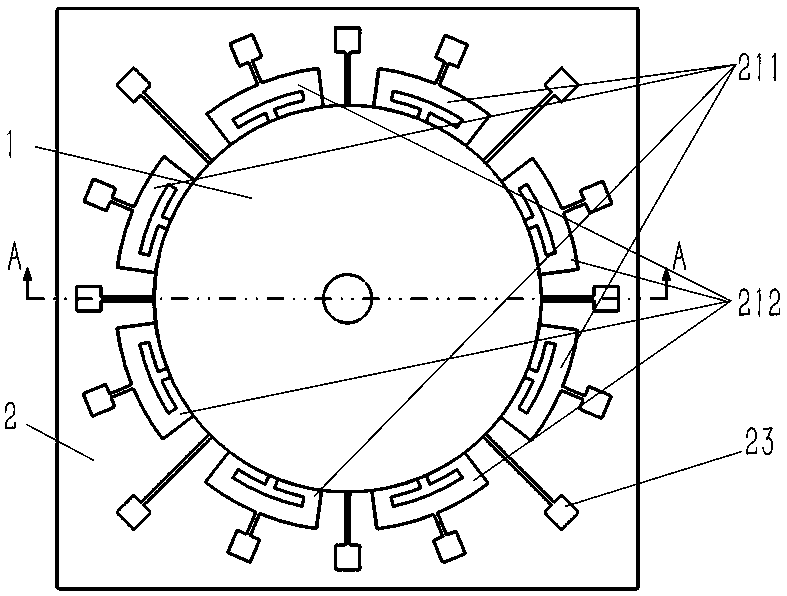 Microshell vibrating gyroscope and preparation method thereof