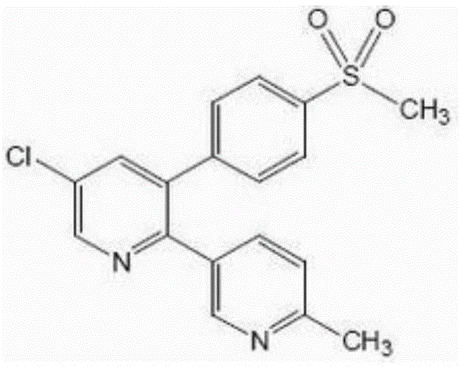 Etoricoxib oral microemulsion preparation and preparation method thereof