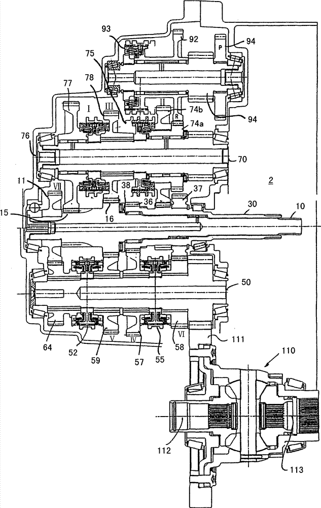 Dual clutch transmission