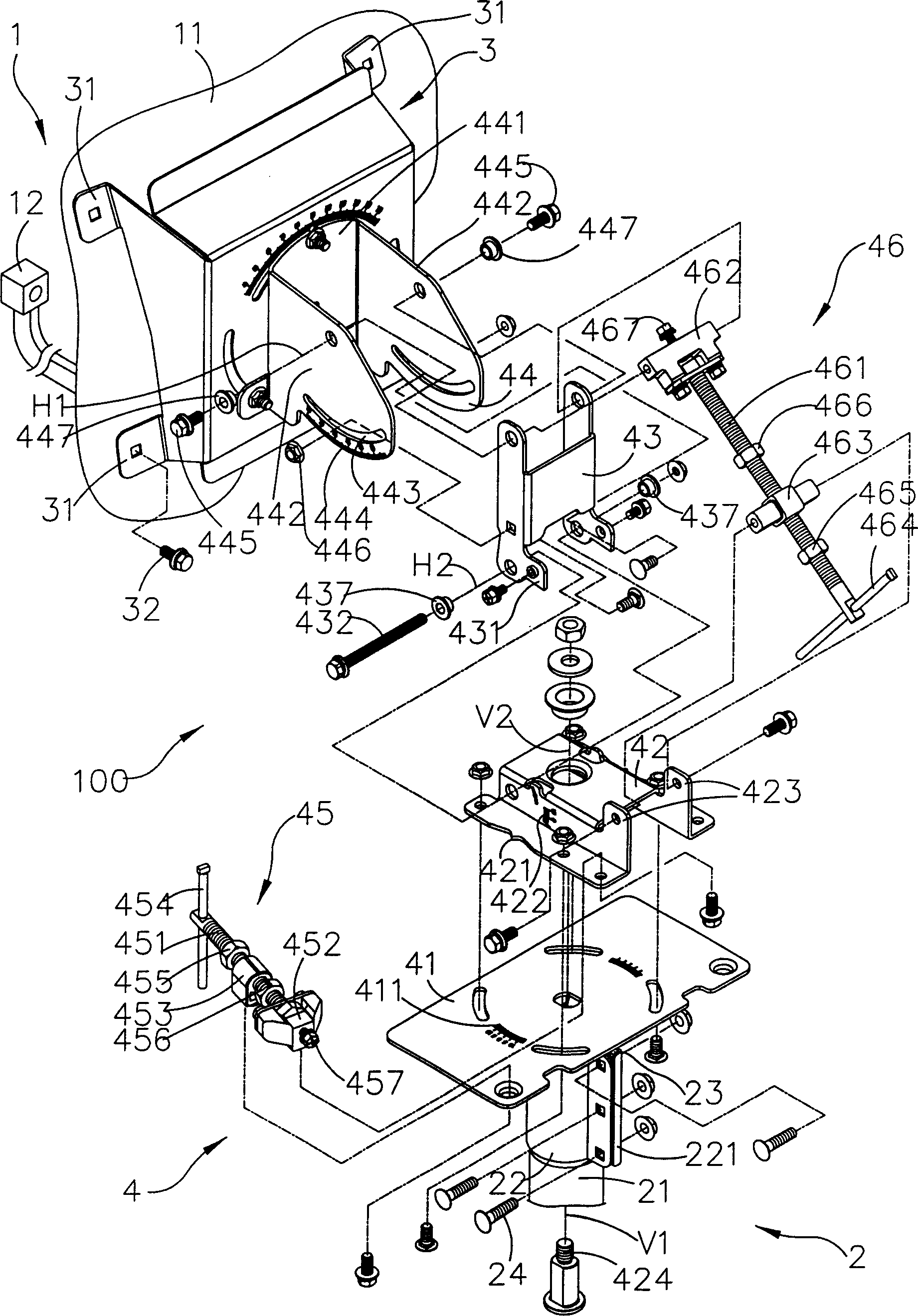 Rotation angle fine regulation mechanism and satellite antenna using the same