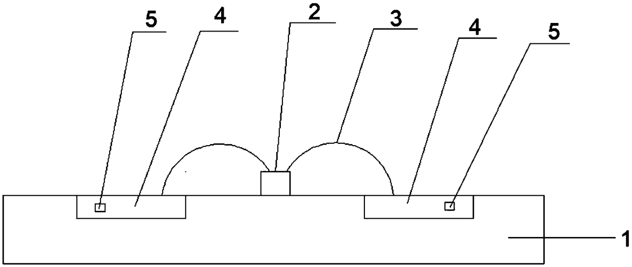 Packing structure for RF microwave power amplifier