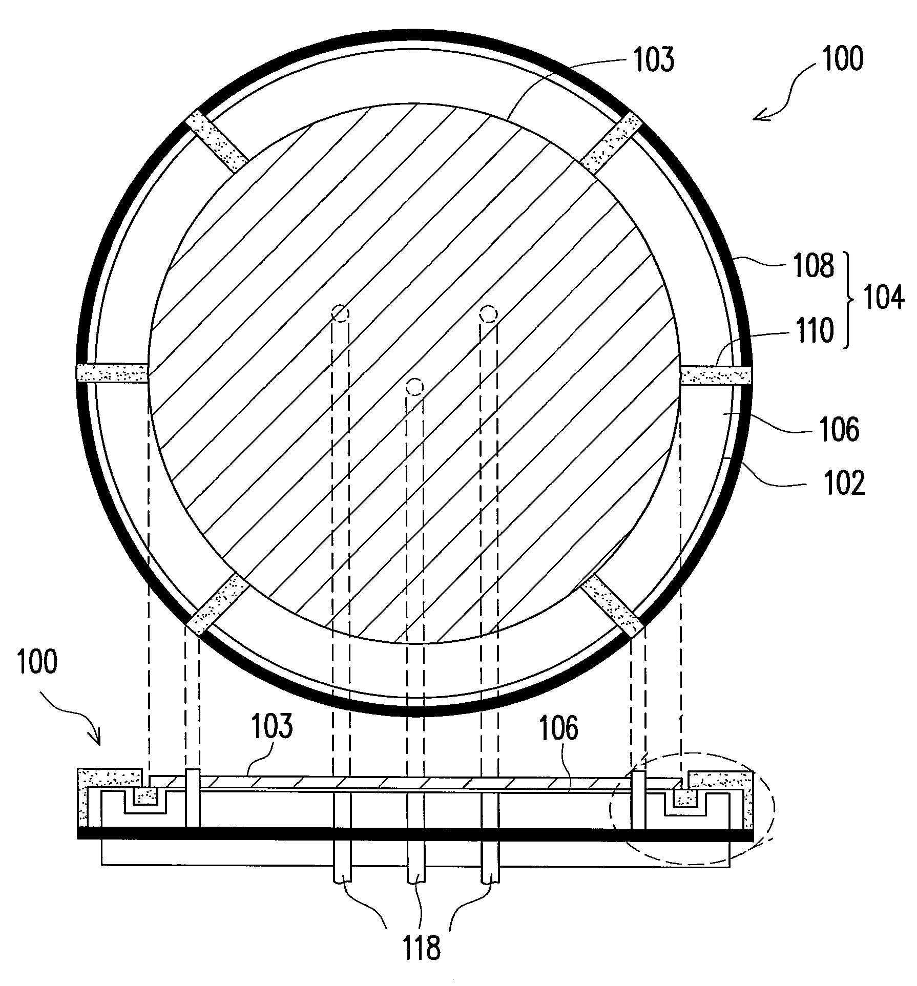 Baking apparatus, baking mehod and method of reducing gap width