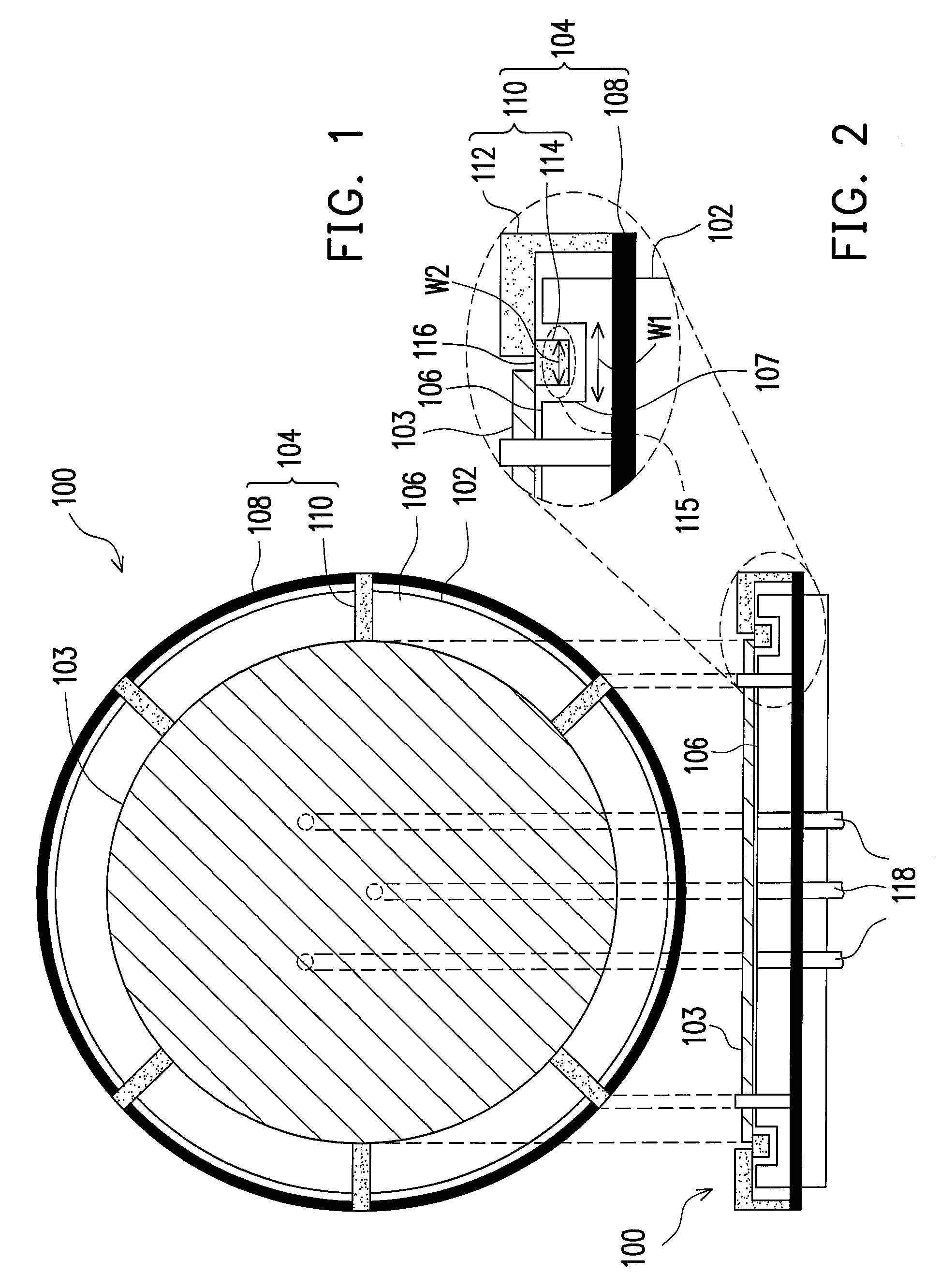 Baking apparatus, baking mehod and method of reducing gap width