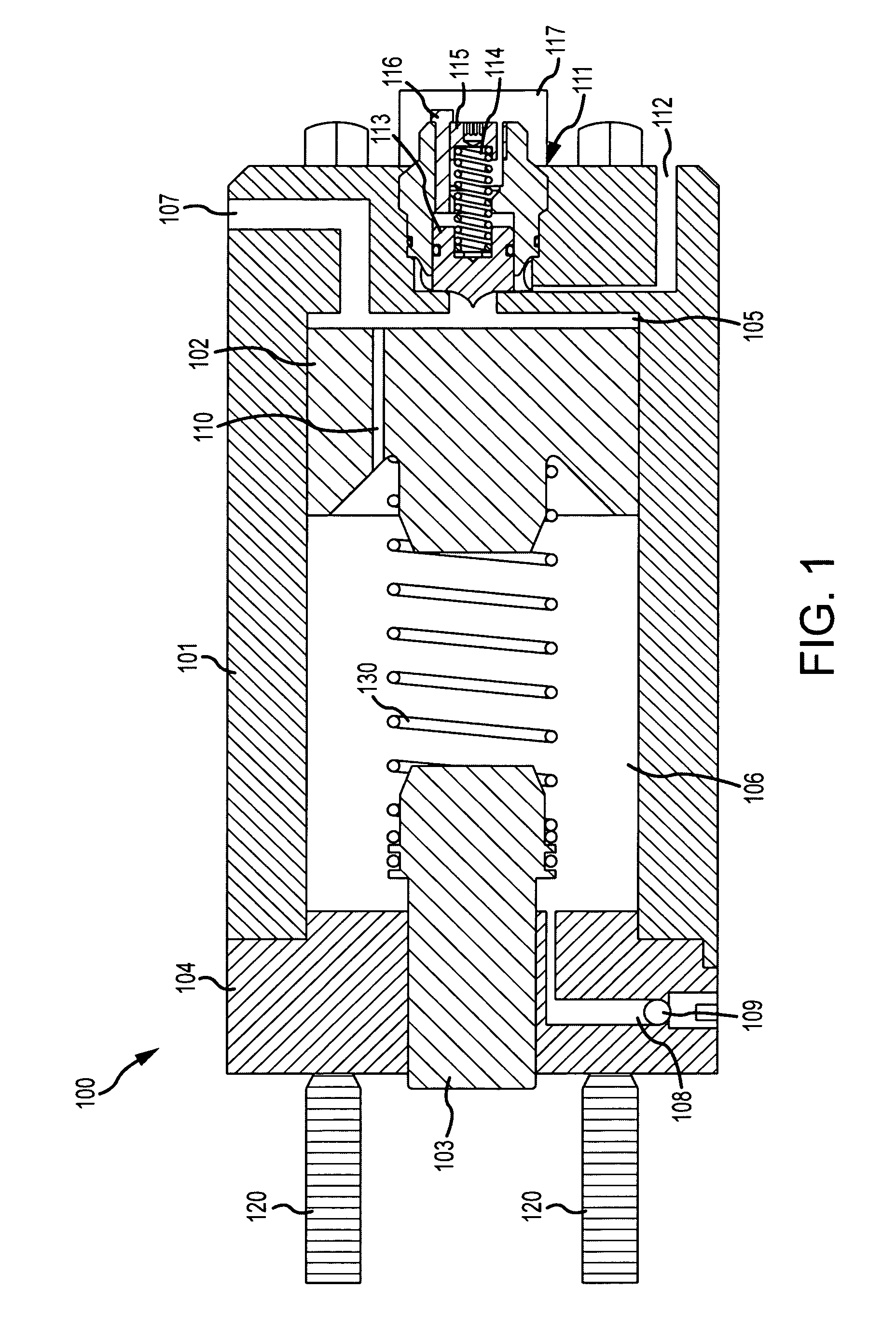 Fluid operated actuator including a bleed port