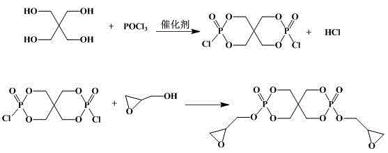 Halogen-free epoxy resin flame retardant and preparation method thereof