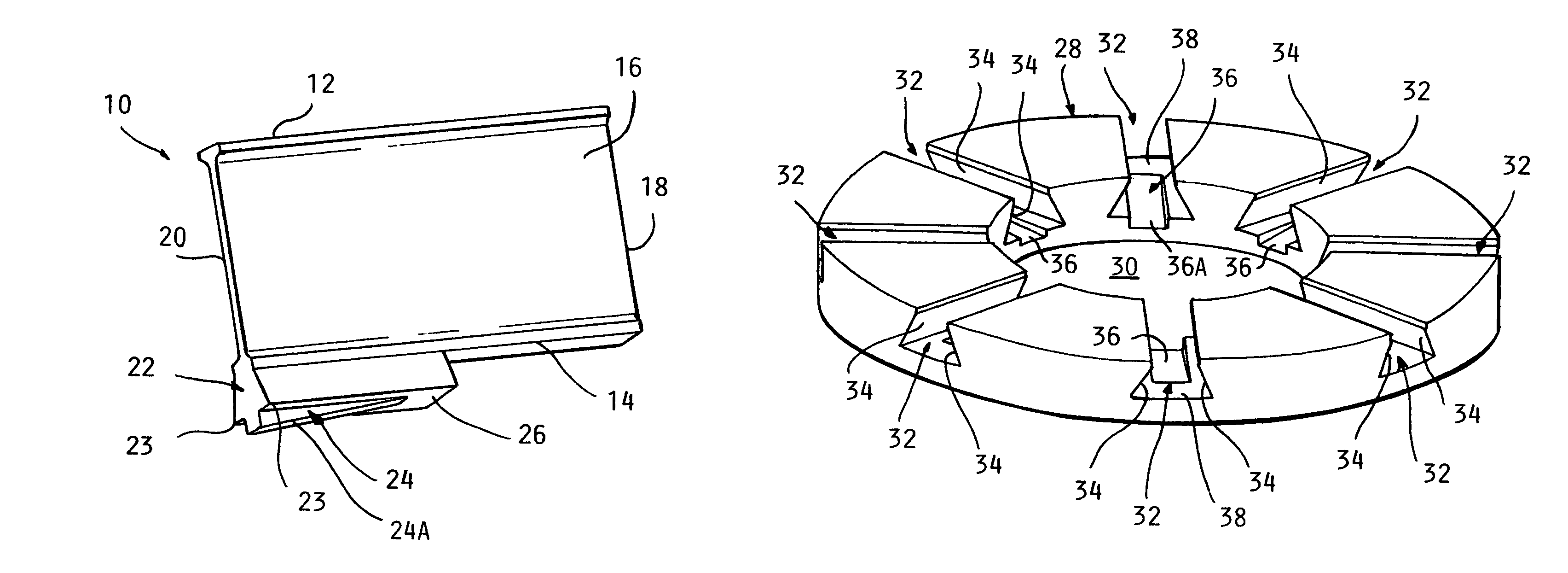 Throwing wheel assembly