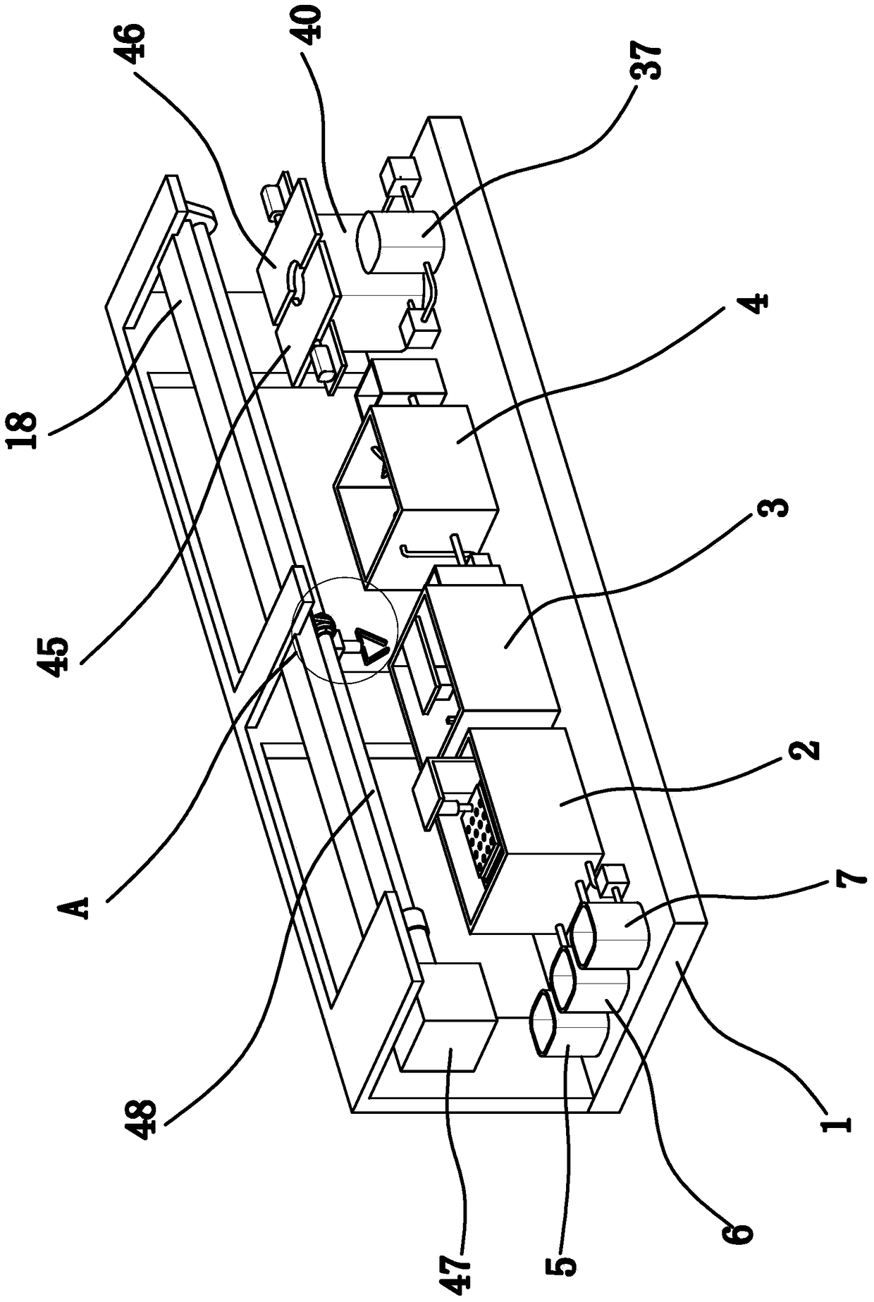 Processing method and processing device for polycrystalline four-resistance grid cells