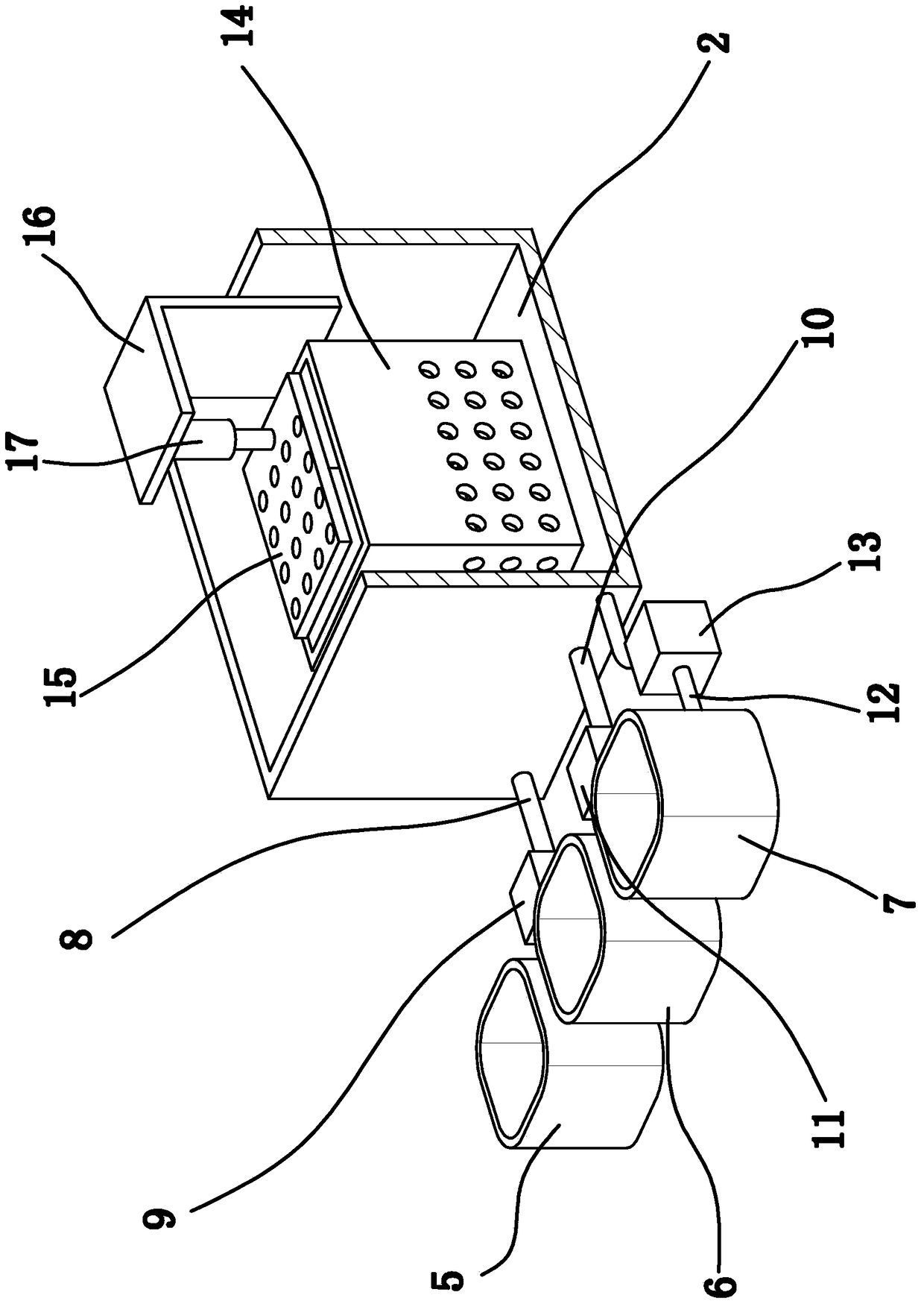 Processing method and processing device for polycrystalline four-resistance grid cells