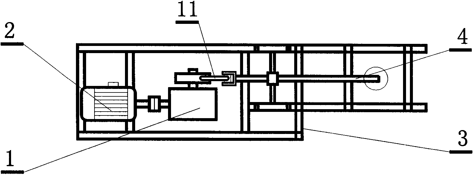 Test instrument of shock resistance of high performance material