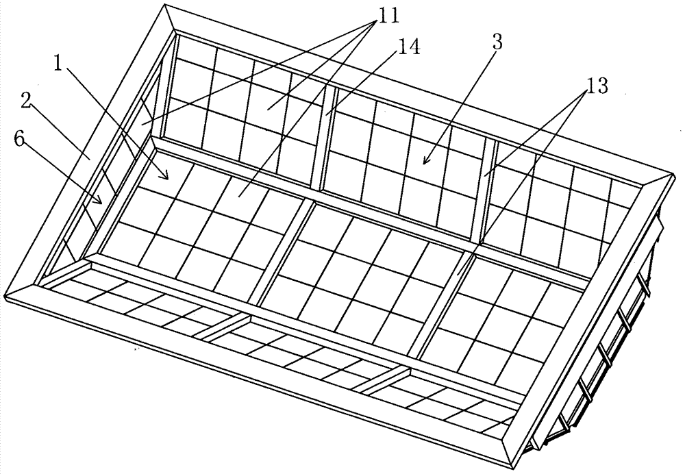 A composite integrated ceiling and its installation method