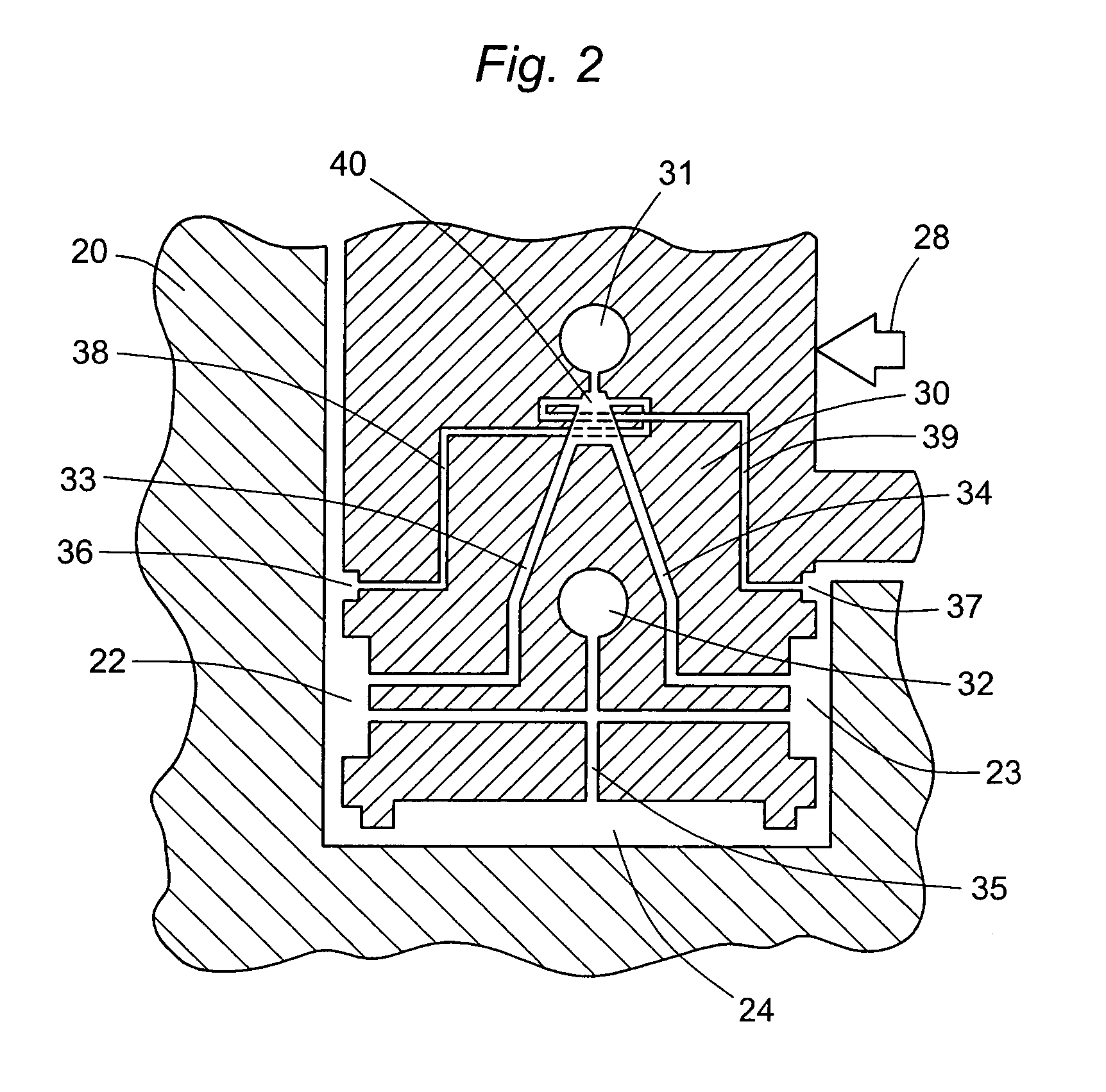 Fluidics-balanced fluid bearing