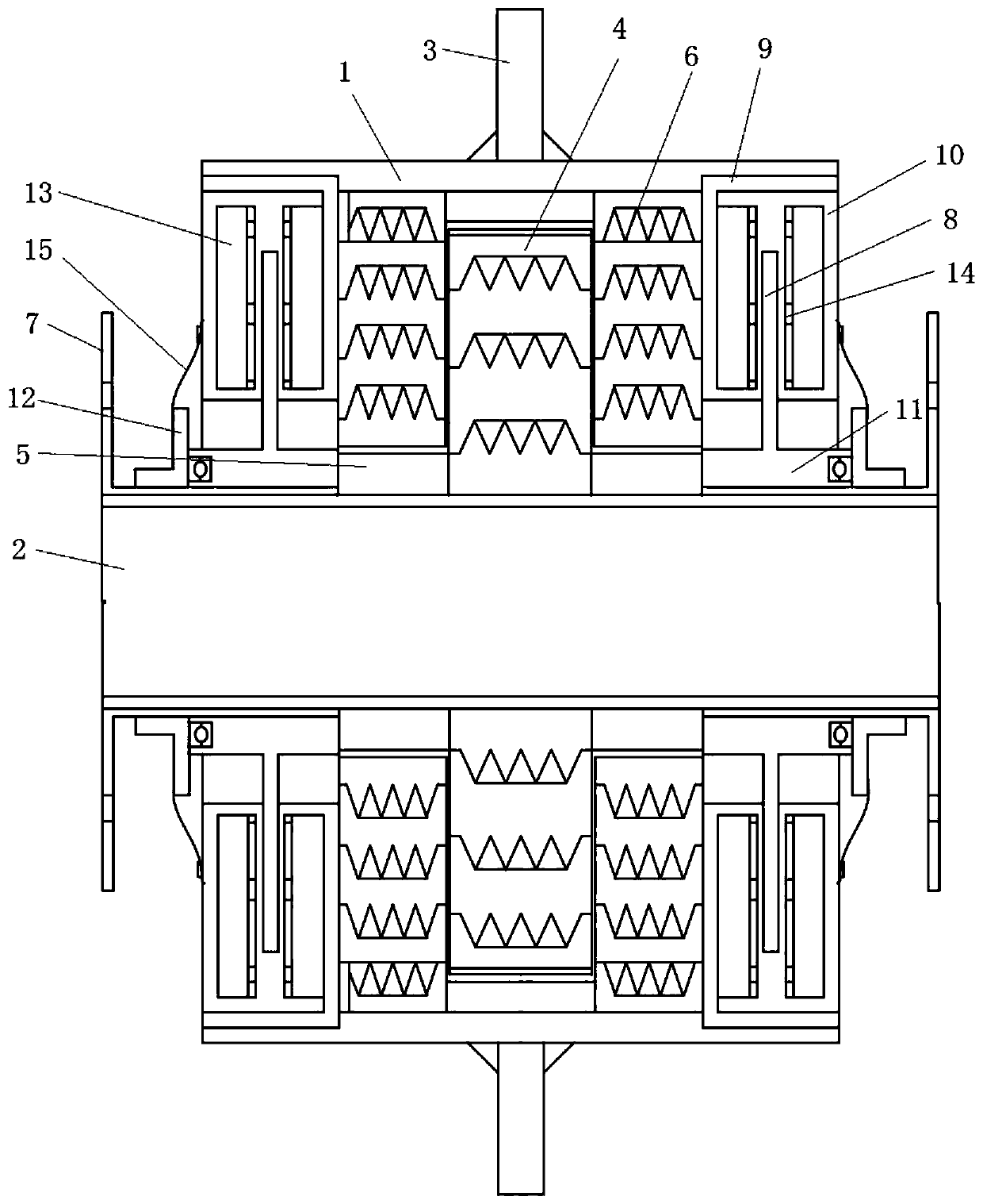 A Multi-stage Elastic Penetration Vibration Isolation Device Based on Rubber Vibration Absorption