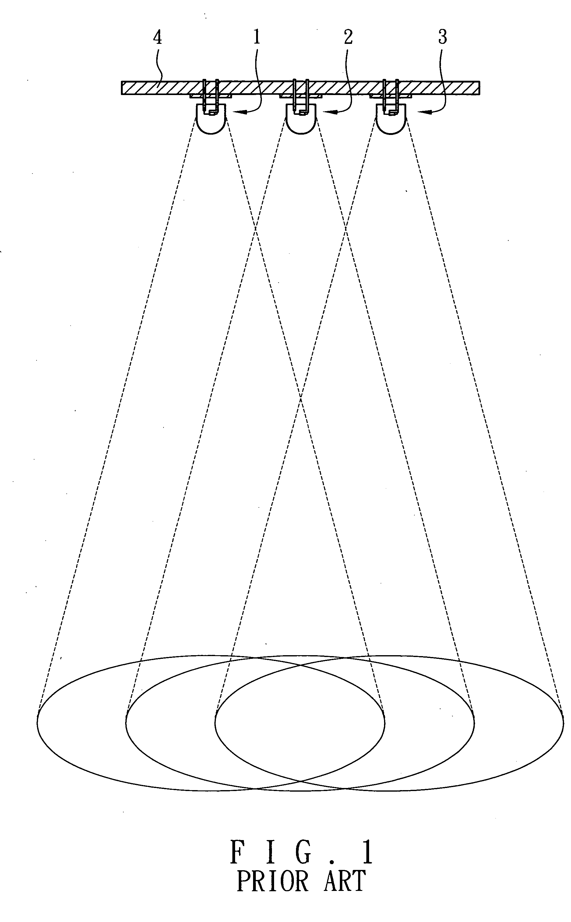 LED-based streetlamp for emitting white light with easily adjustable color temperature