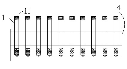 Fast detection reagent kit of anionic surfactants and detection method by using fast detection reagent kit