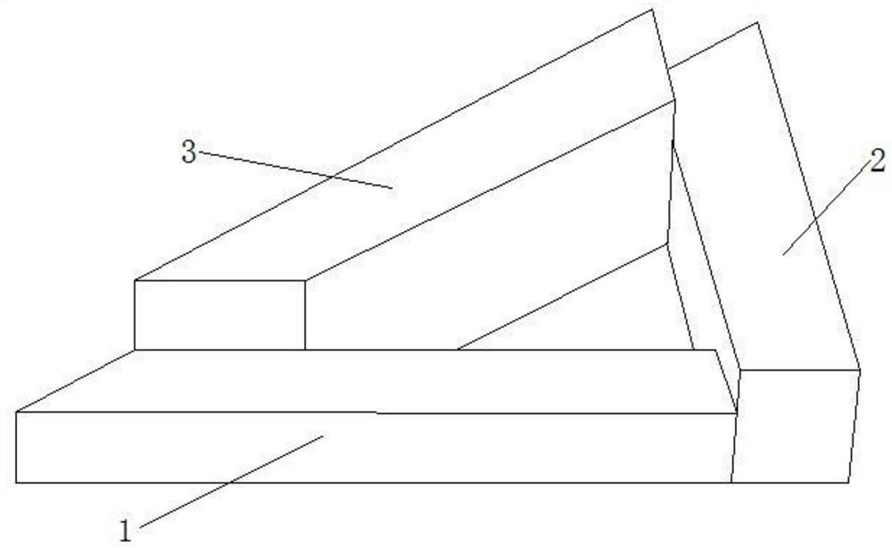 A kind of triangular chiral structure and preparation method thereof