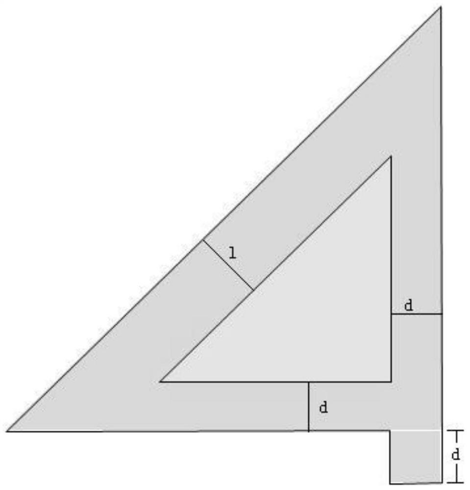 A kind of triangular chiral structure and preparation method thereof