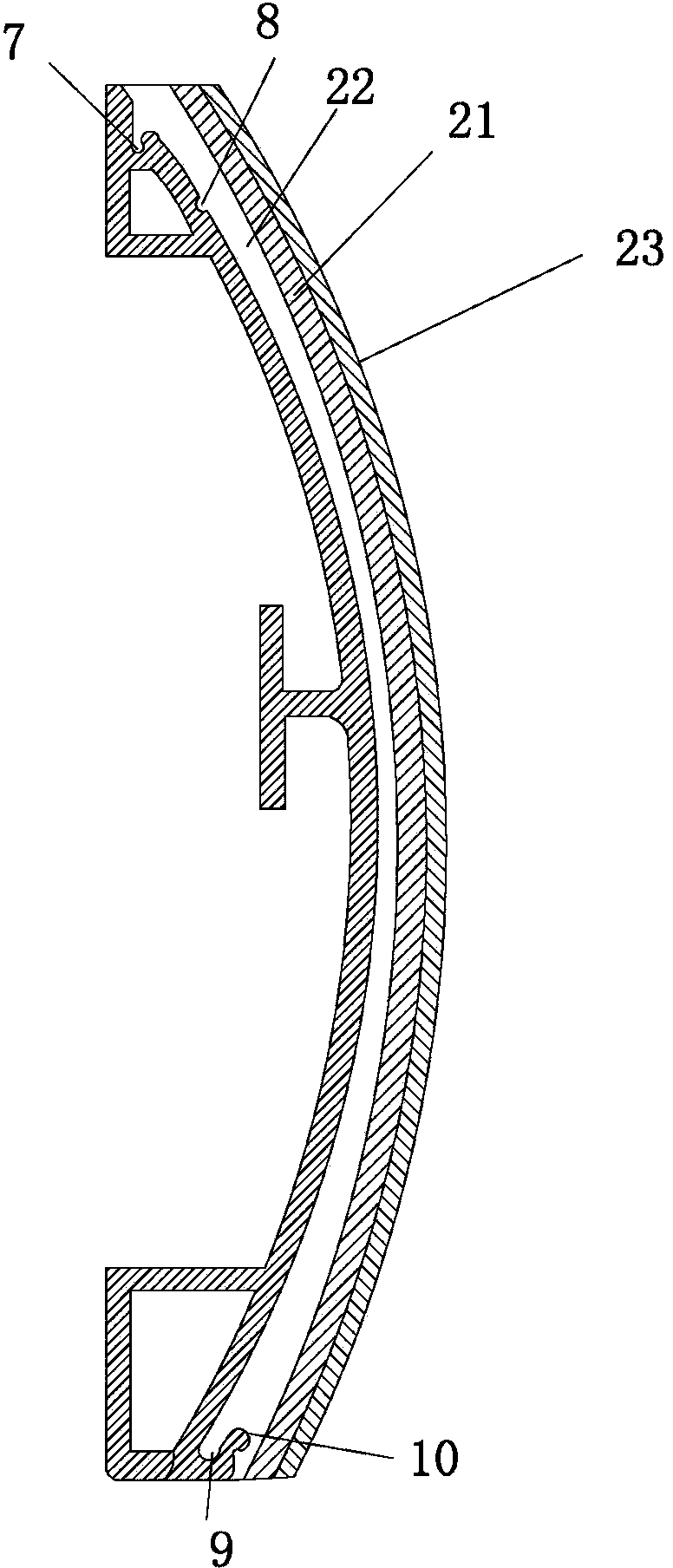 Air conditioning air deflector and manufacturing method of same