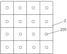 Integrated cement-casting slow-filtering basin