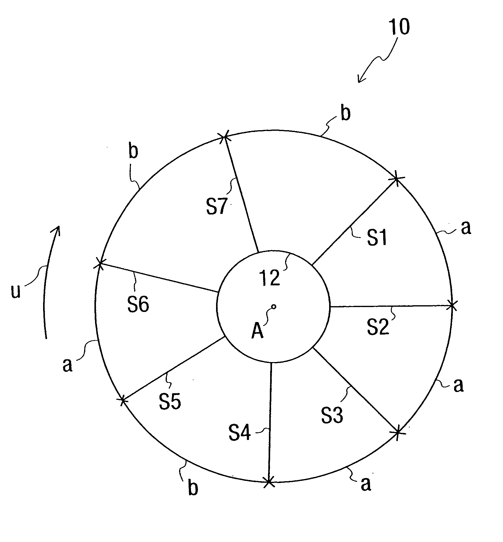 Conveying member, especially rotor or stator, for conveying a flowable, preferably gaseous medium