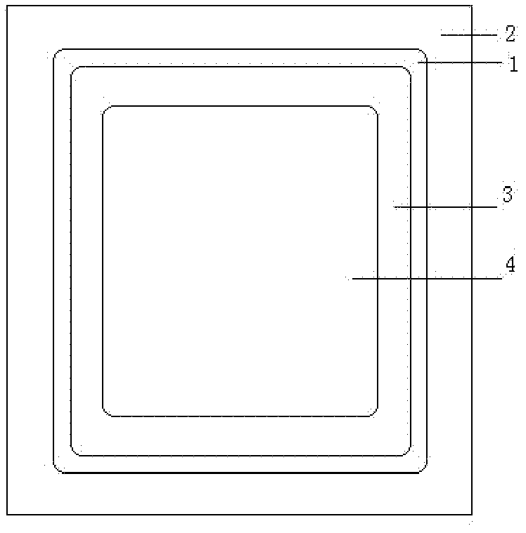 Schottky diode with high reverse-blocking performance and manufacturing method thereof