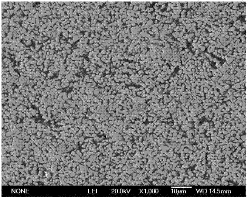 Preparing method of carbon nanometer tube reinforced tungsten copper composite material